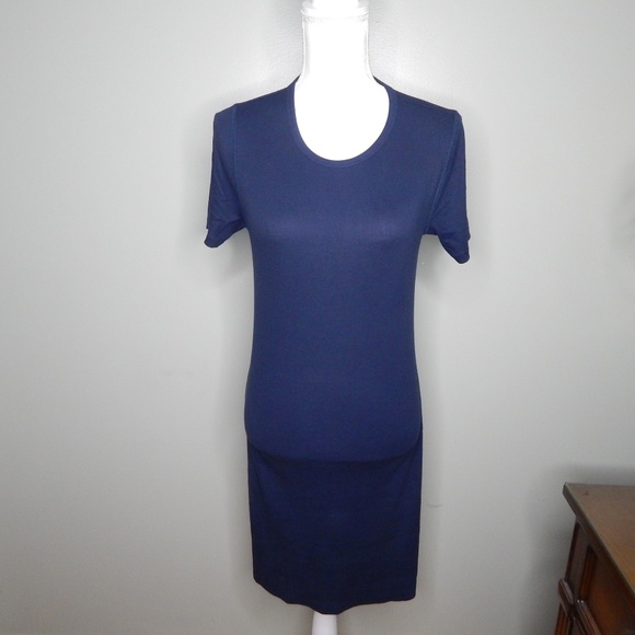Everlane Dresses & Skirts - everlane women ribbed dress sz large navy